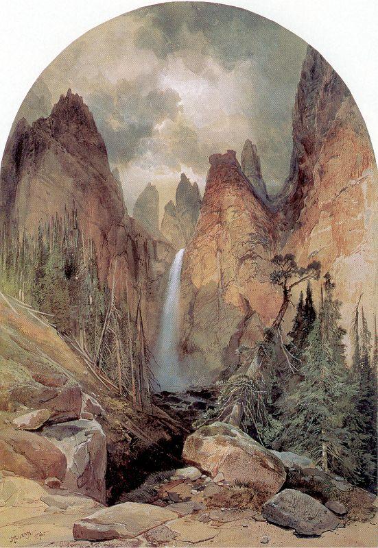 Moran, Thomas Tower Falls oil painting picture